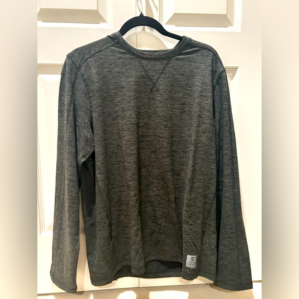 Men's Gray Long Sleeve Shirt